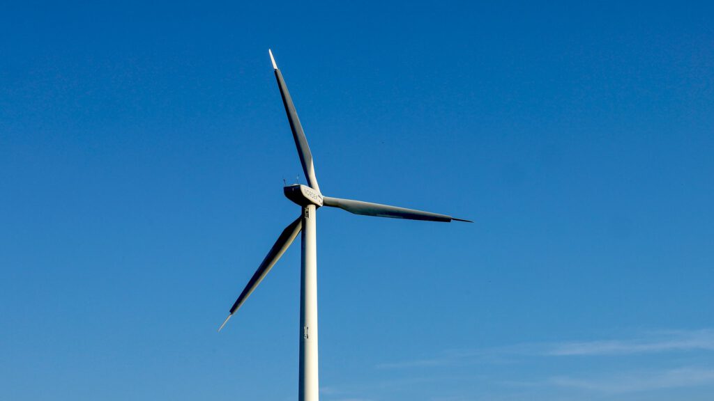Windkraftanlage in Nordhessen