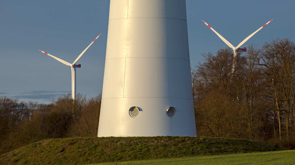 Mast Windkraftanlage Manrode