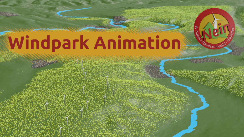Animation Windpark Reinhardswald